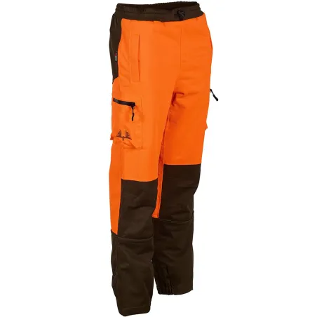 Pantalon enfant Ridge polyester spandex orange néon