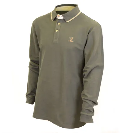 Polo brodé Percussion manches longues