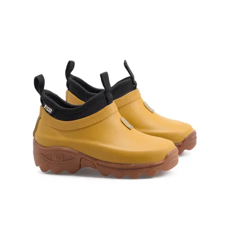 Bottillons double pointure Clean Kids moutarde 24/25 à 34/35