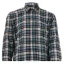 Chemise Tanouk flanelle 100% coton bleu marine
