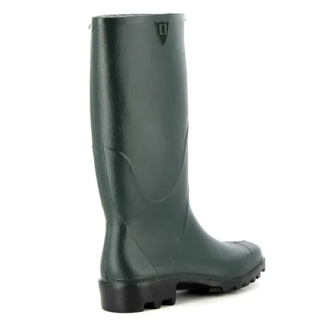 Bottes Ecoland semelle GRIP PVC doublure jersey vert 35 à 41