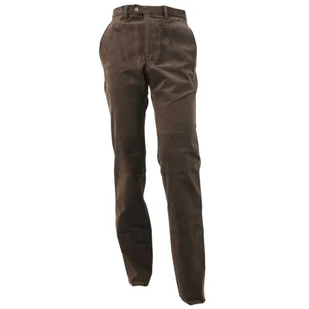 Pantalon LMA velours côtelé noir extensible coton élasthanne
