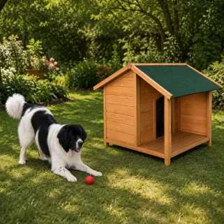 Niche en bois pour terrasse - Épicéa 150x120x120 cm