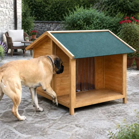 Niche en bois pour terrasse - Épicéa 150x120x120 cm