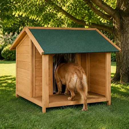 Niche en bois pour terrasse 130x105x100cm - Épicéa traité