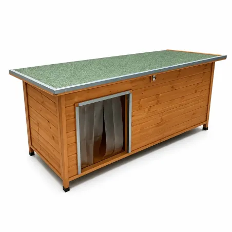 Niche en bois haute isolation 160x75x75cm - Épicéa 3 couches