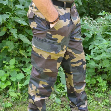 Pantalon treillis M64 4 poches toile de satin camo CE 
