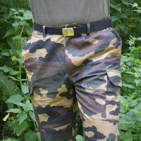 Pantalon treillis M64 4 poches toile de satin camo CE 