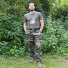 Pantalon treillis M64 4 poches toile de satin camo CE 