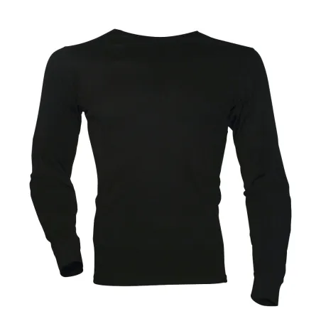 Sweat-shirt MegaDry noir 100 % polyester, tailles M à 3XL