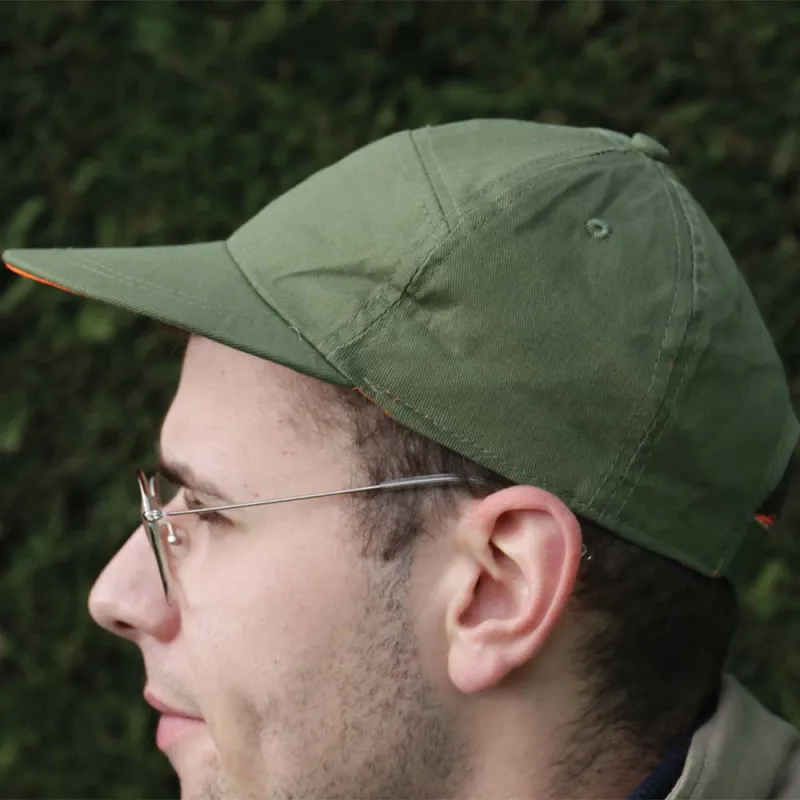 Casquette Réversible Kaki / Orange