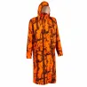 Manteau imperméable long polyuréthane orange camo blaze M à 4XL