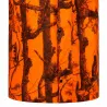 Manteau imperméable long polyuréthane orange camo blaze M à 4XL
