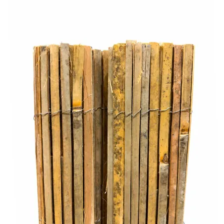 Canisse bambou fendu - Largeur 5 m sur hauteur 1m occultation naturelle