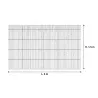 Canisse bambou fendu - Largeur 3 m sur hauteur 1,5 m occultation naturelle
