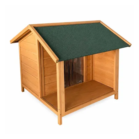 Niche en Bois pour Chien - Terrasse Épicéa 100x90x82cm