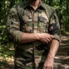 Chemise Fighter respirante mesh coton polyester camo CE M à 3XL