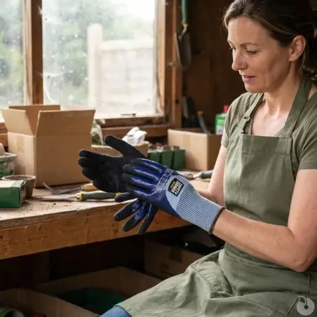Gants travail Sécurité Eco Protect sans latex Norme catégorie II