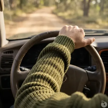 Pull Troyer Olive à Col Camionneur - Brandit® Homme