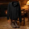 Pull Troyer Brandit® Noir Homme - Col Camionneur - Manches Longues