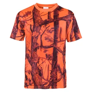T-shirt Ghost Camo Polyester Alvéolé Col Rond - 100%