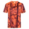 T-shirt Ghost Camo Polyester Alvéolé Col Rond - 100%