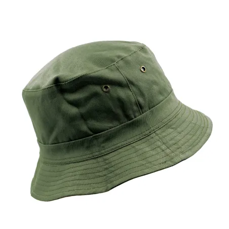 Bob réversible confort coton kaki camo CE