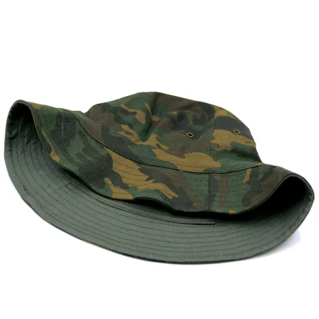 Bob réversible confort coton kaki camo CE
