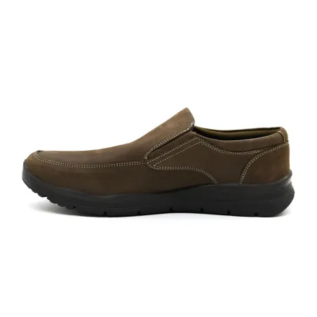 Chaussures Toucan cuir marron semelle PU double sans gêne