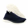 Baskets femme sans lacets textile semelle pvc bleu marine 36 à 42