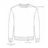 Sweat Orange Sanglier Treeland 100% Polyester Brodé Confortable