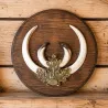Feuille de chêne en bronze 85x85 mm | Accessoire taxidermie | Ducatillon