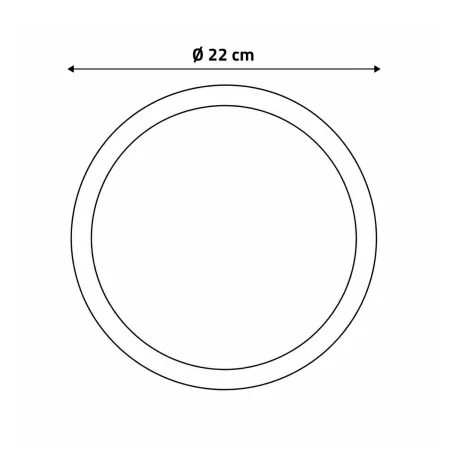 Plateau rond défenses de sanglier en chêne foncé ciré Ø22 cm | Ducatillon