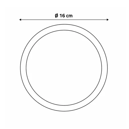 Plateau rond défenses de sanglier en chêne foncé ciré Ø16 cm | Ducatillon