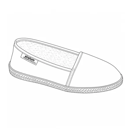 Baskets Femme Basquaises Galet Crème - AIRPLUM