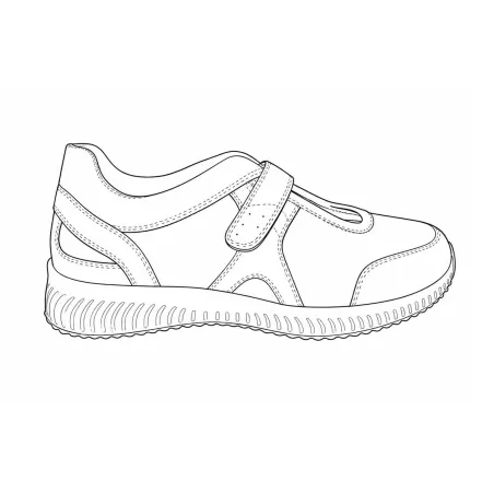 Baskets à scratch Doka en cuir beige pour femme - Ayoka