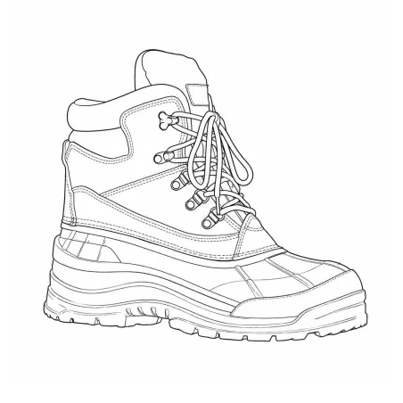 Chaussures Rochette Quebec Kaki nubuck étanche