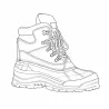 Chaussures Rochette Quebec Kaki nubuck étanche