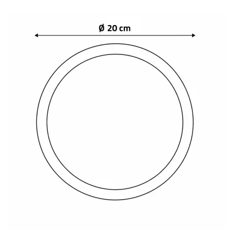 Plateau rond défenses de sanglier en chêne foncé ciré Ø20 cm | Ducatillon