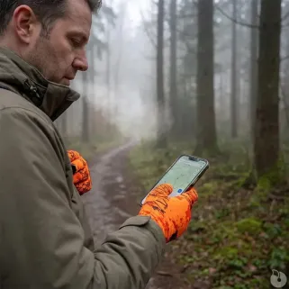 Gants tactiles camouflage GhostCamo Snake Blaze – Fins et précis
