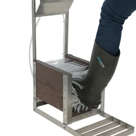 Lave-bottes en acier inoxydable avec prise d’eau