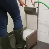 Lave-bottes en acier inoxydable avec prise d’eau