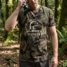 T-shirt camo Woodland 100% coton 145g coupe droite