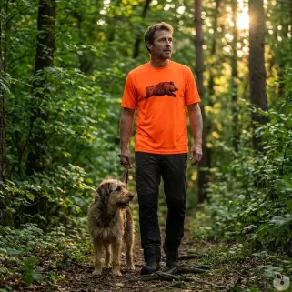 T-Shirt sanglier orange