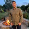 Chemise Authentic respirante multipoches coton kaki S à 3XL