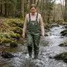 Waders étanche poche ventrale semelles crantées nylon PVC 39 à 48