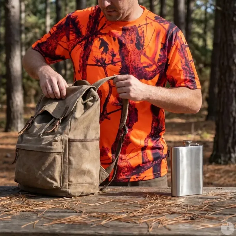 T-shirt Percussion camouflage Ghost Camo Blaze&black