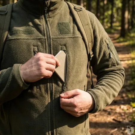 Blouson polaire homme vert - DCA France