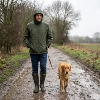 Veste imperméable Ranger homme verte - DCA France