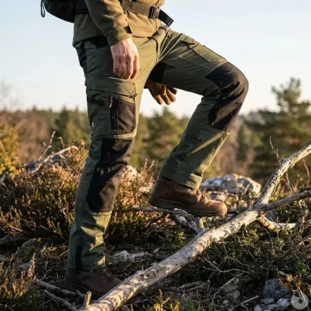 Pantalon stretch LMA Memory kaki et noir | 40 à 54